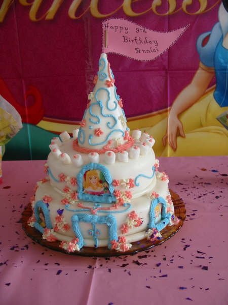 cake boss castle. A cake I made for my daughter,