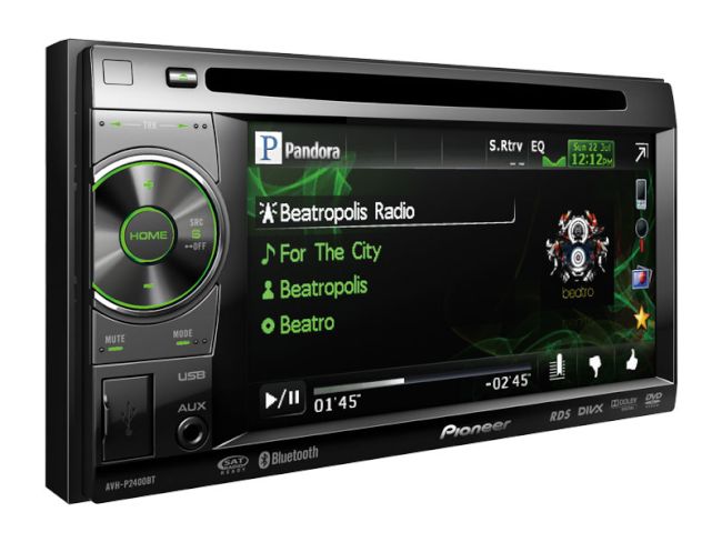 Pioneer DEH-2400UB Am/FM/CD Player with USB/iPhone/iPod/MP3/Wma Playback