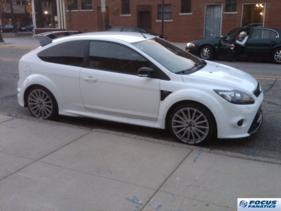 Ford Focus Rs White. Image